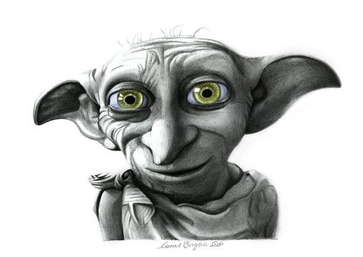 Dobby The House Elf Drawing