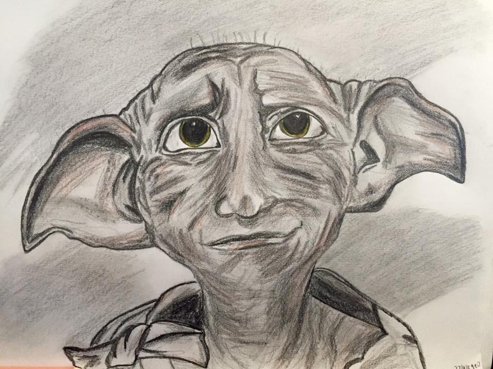 Dobby The House Elf Drawing0