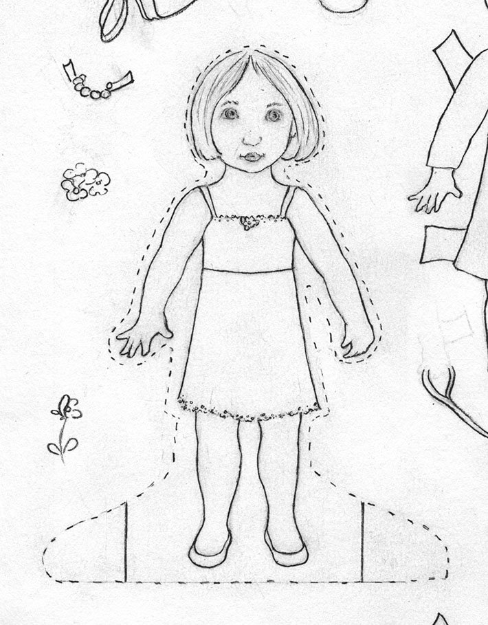 Doll Drawing Amazing