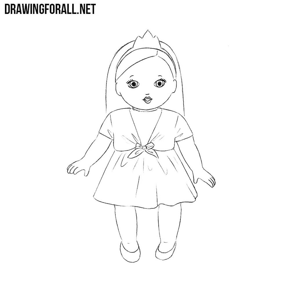 Doll Drawing High-Quality