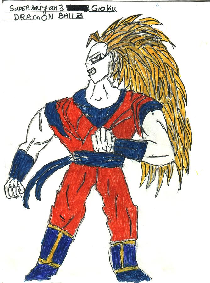 Dragon Ball Super Saiyan Drawing Sketch