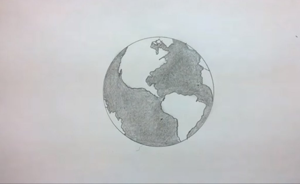 Earth Drawing Amazing