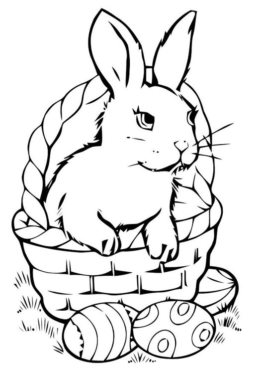 Easter Basket Drawing Art
