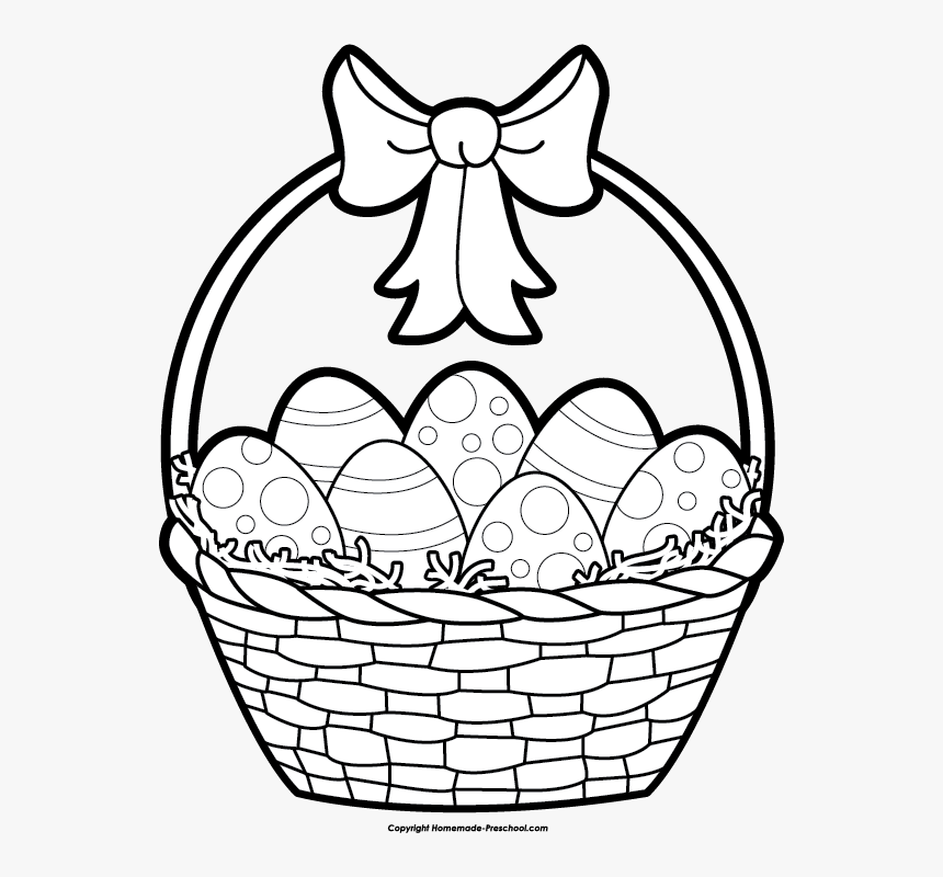 Easter Basket Drawing Image