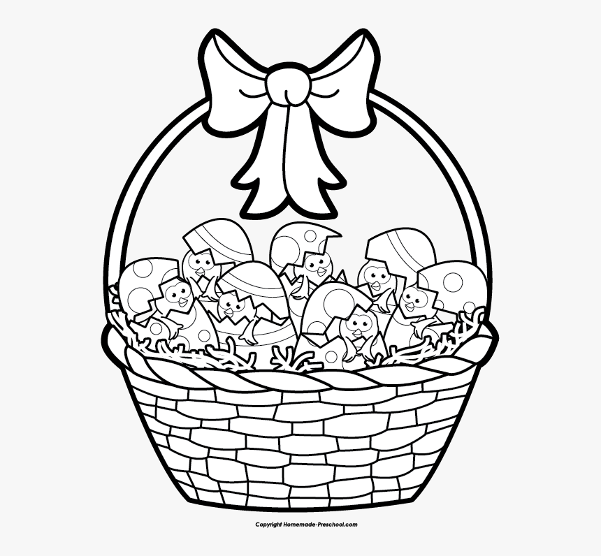 Easter Basket Drawing Pic