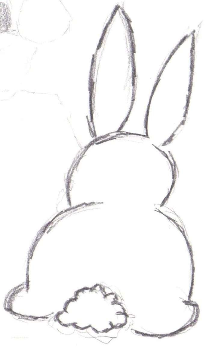 Easter Rabbit Drawing