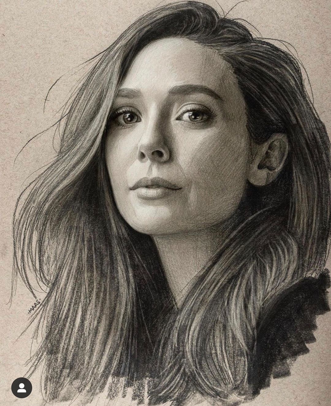 Elizabeth Olsen Drawing