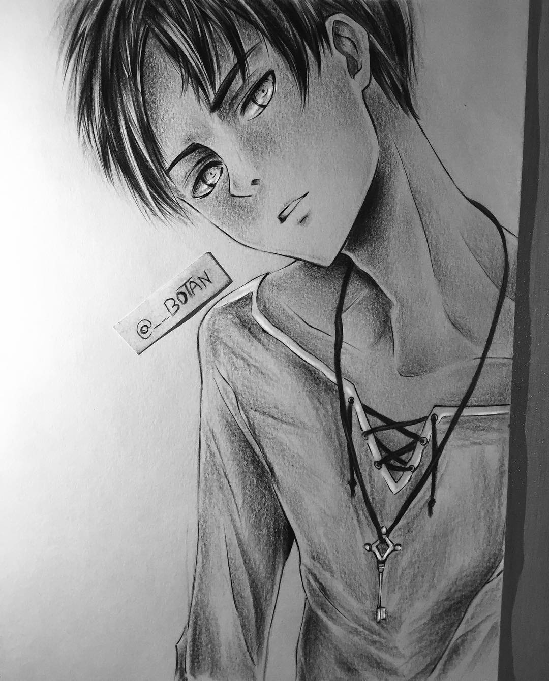 Eren Jaeger Anime Drawing