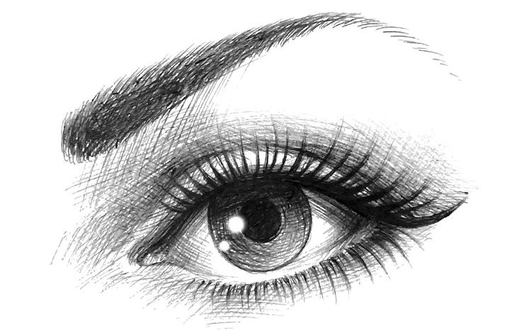 Eye Sketch Drawing Art