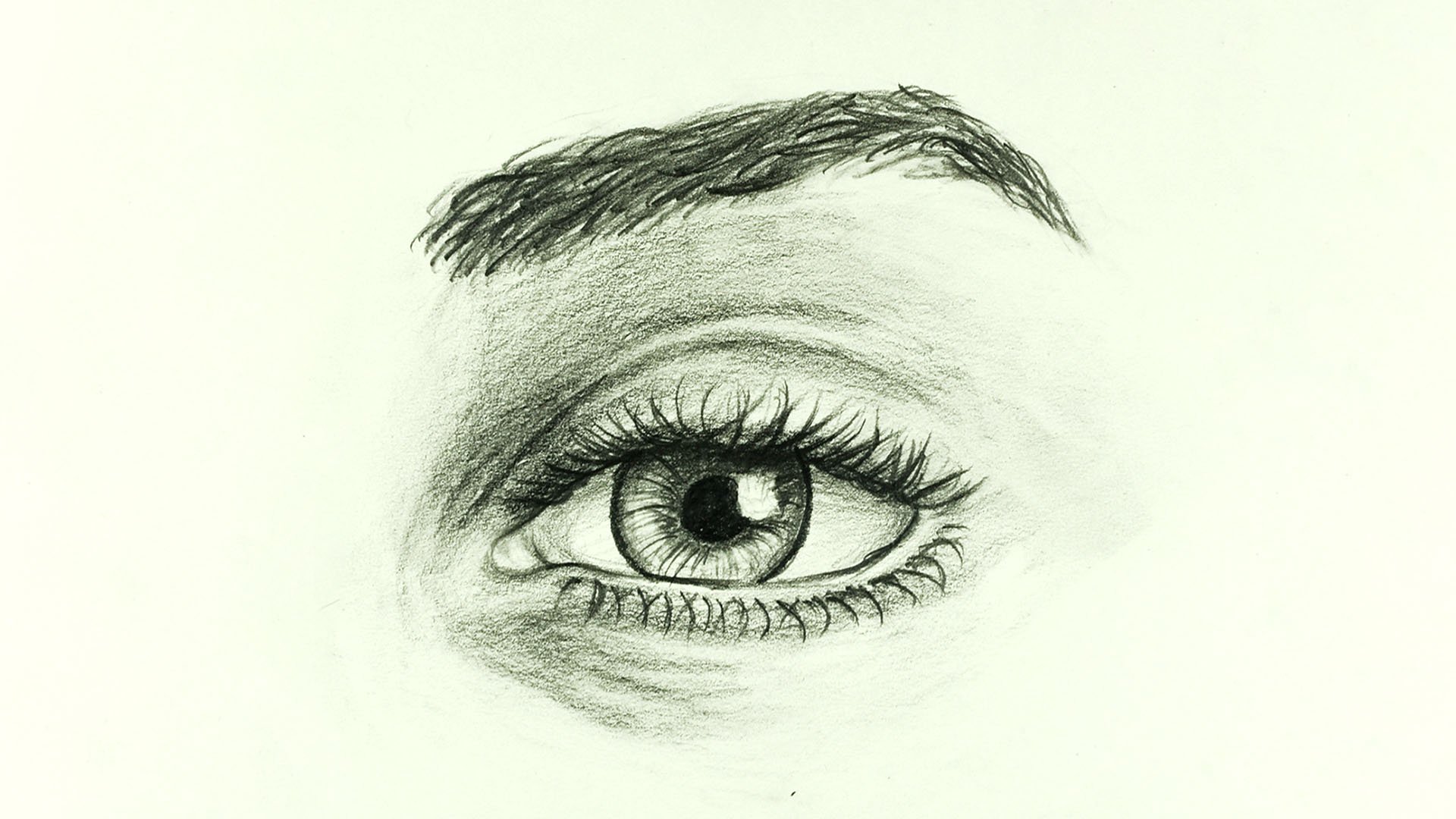 Eye Sketch Drawing Beautiful Image
