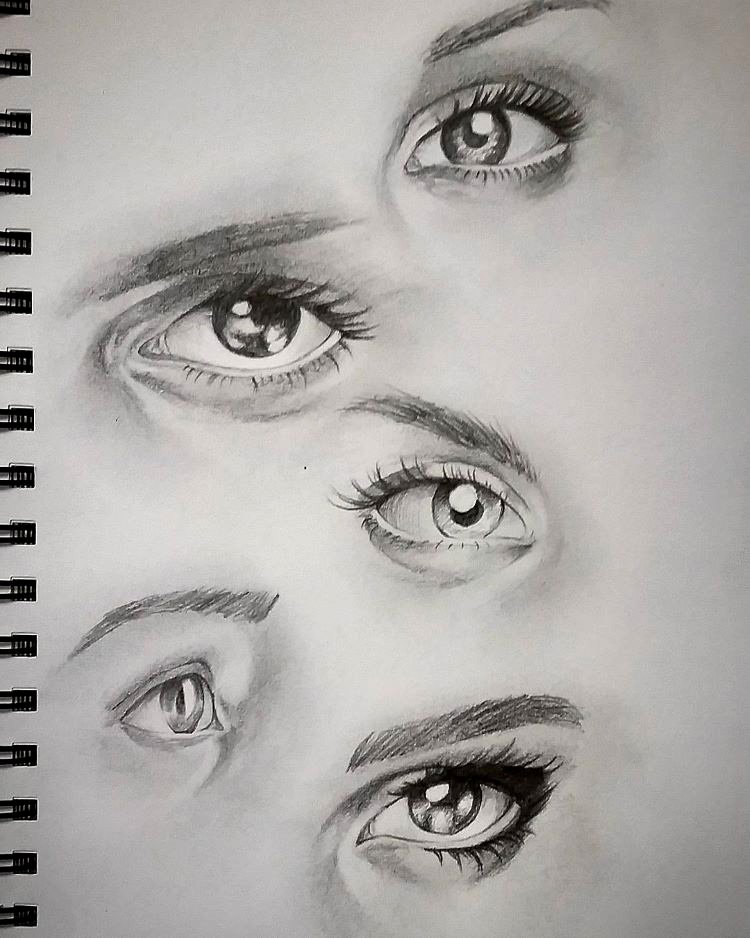 Eye Sketch Drawing Pics