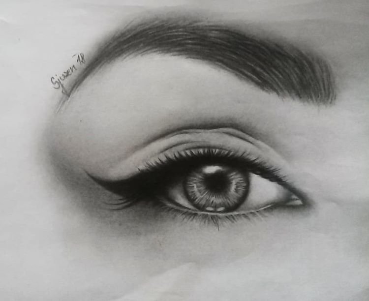 Eye Sketch Drawing Picture