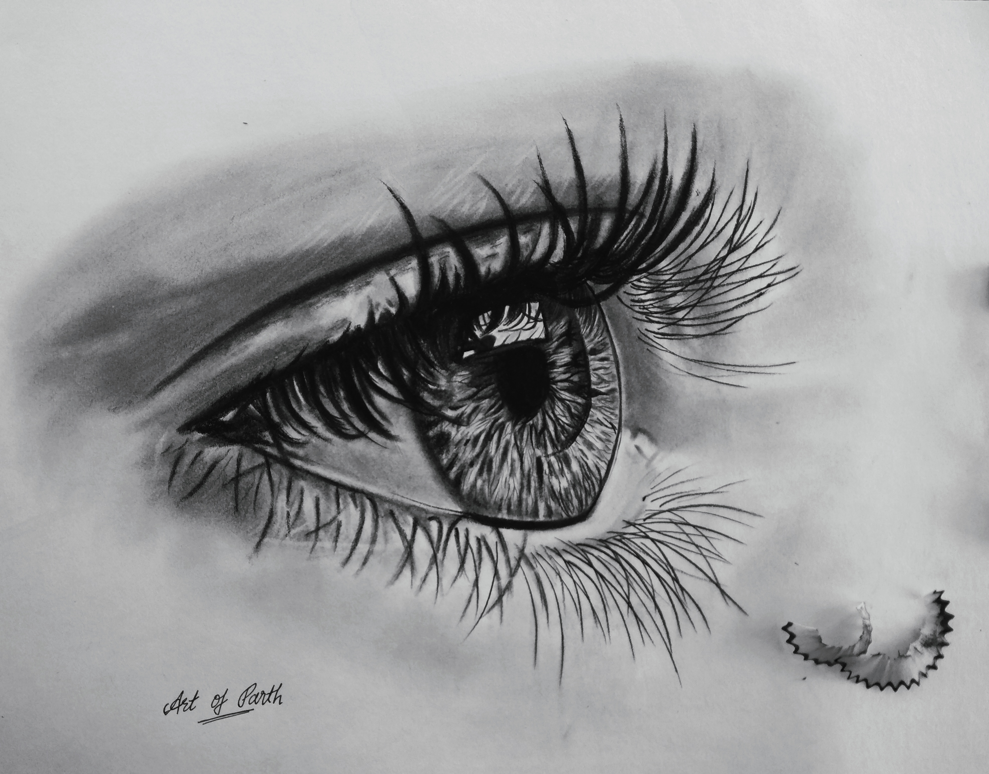 Eye Sketch Drawing