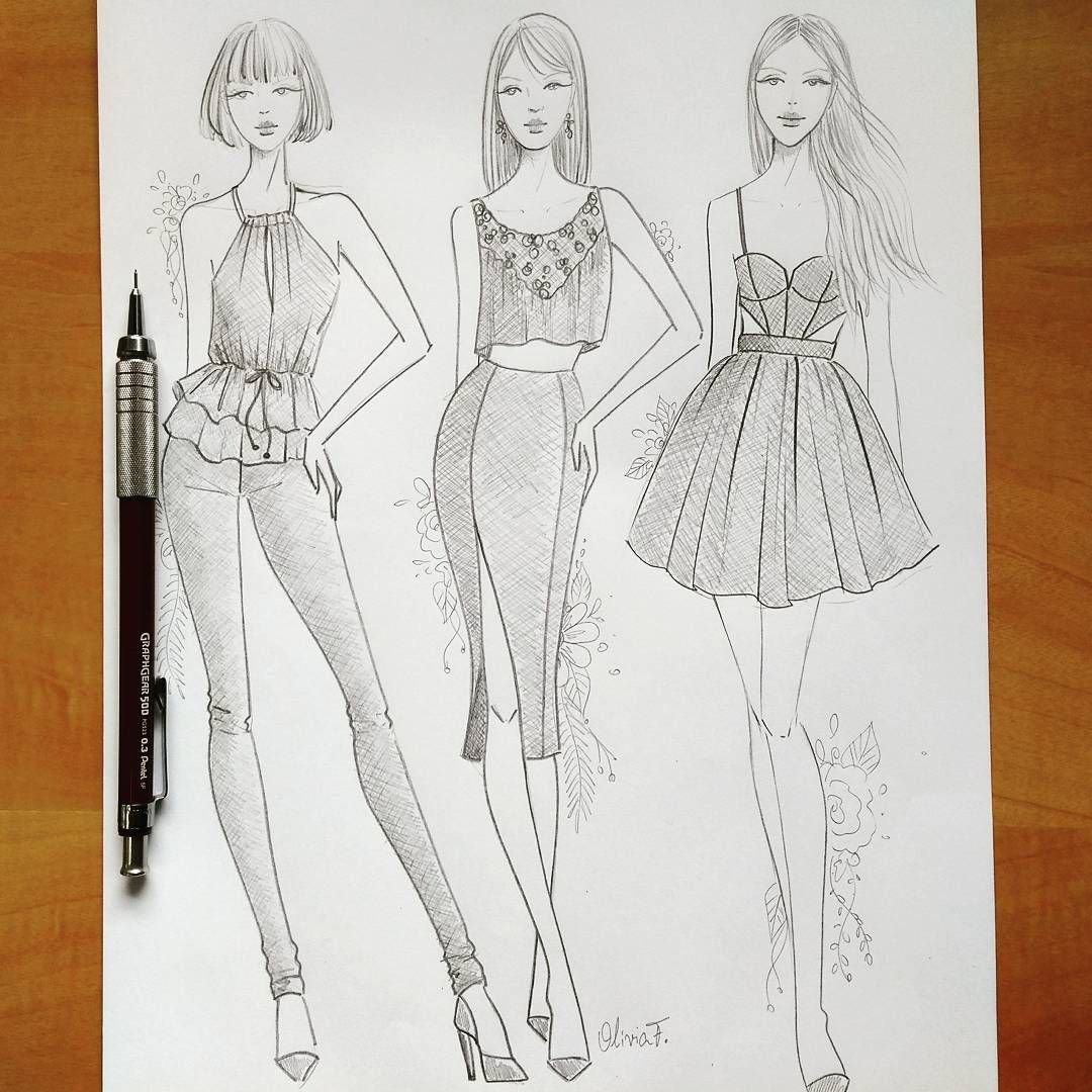 Fashion Sketch Drawing Pic