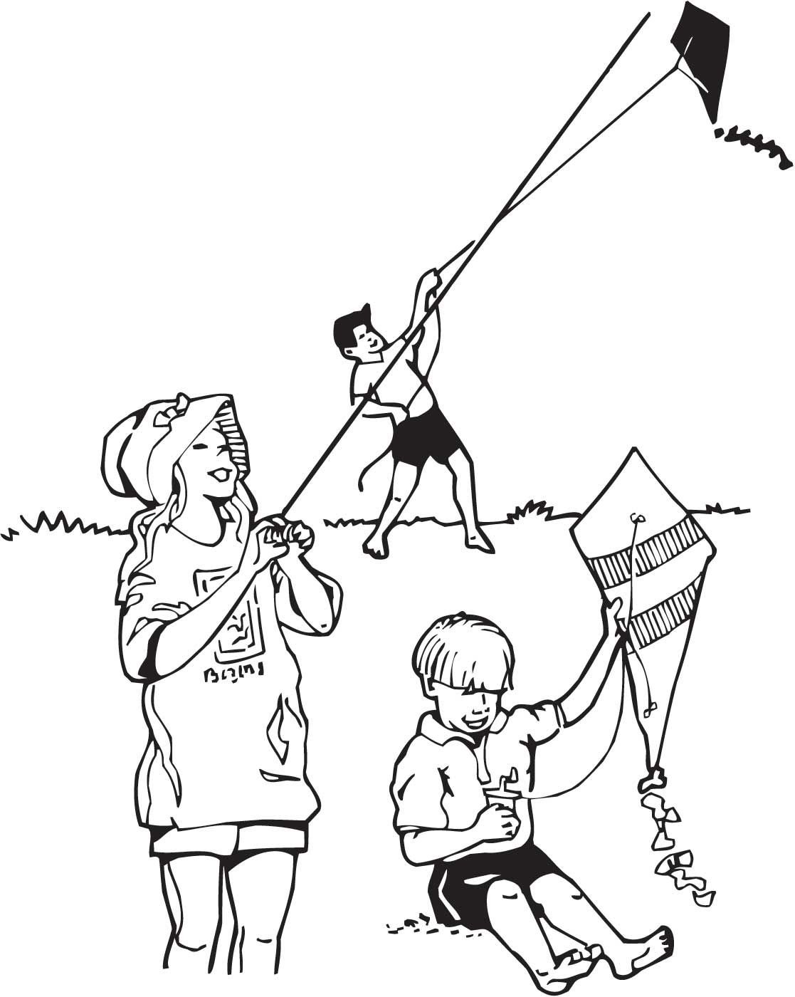 Beautiful Minimal Continuous Line Kite Design Vector Stock Illustration   Download Image Now  iStock