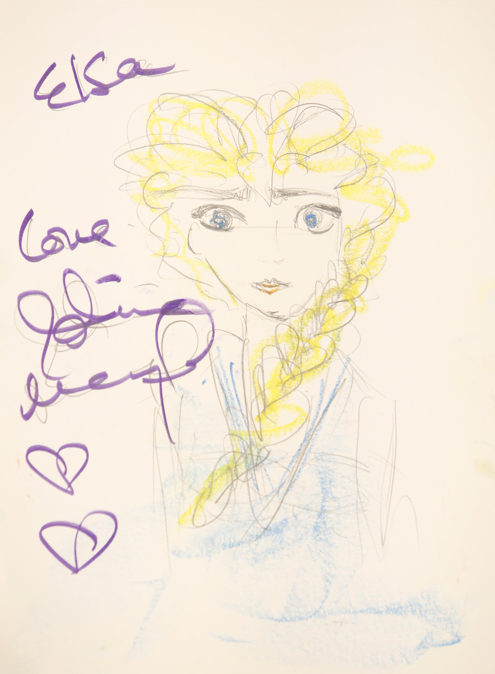 Elsa sketch by me  rFrozen