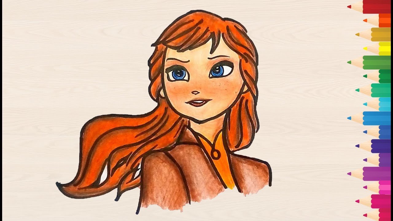 Frozen 2 Drawing Beautiful Image