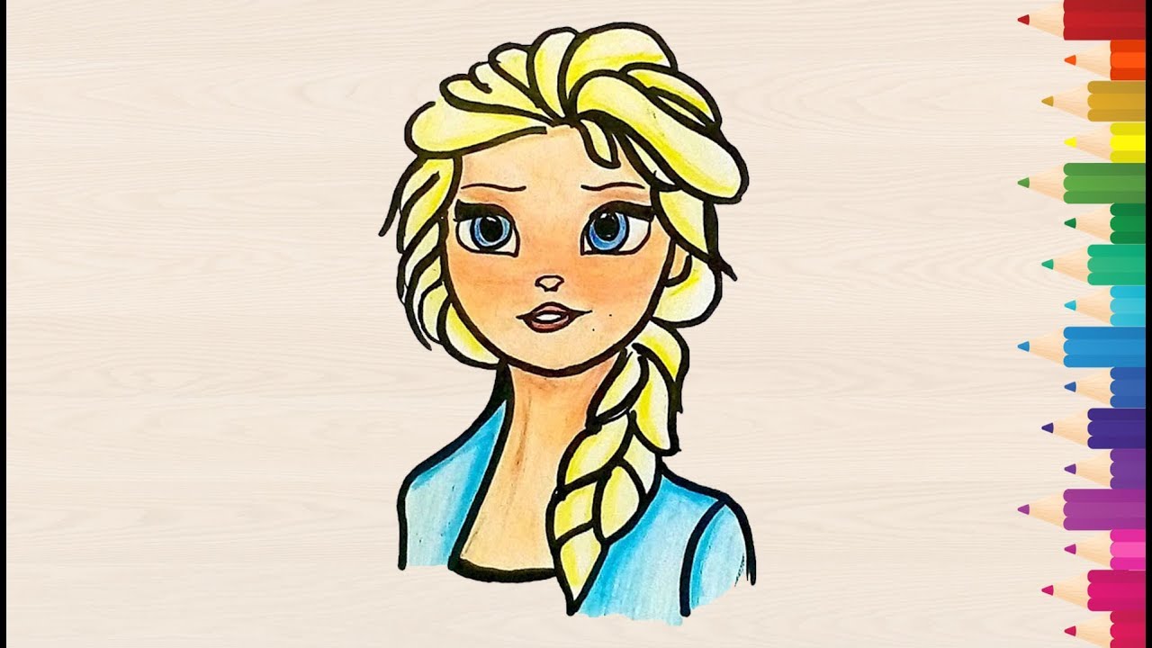 Frozen 2 Elsa Drawing Pic