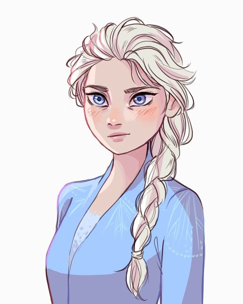 Frozen 2 Elsa Drawing Pics