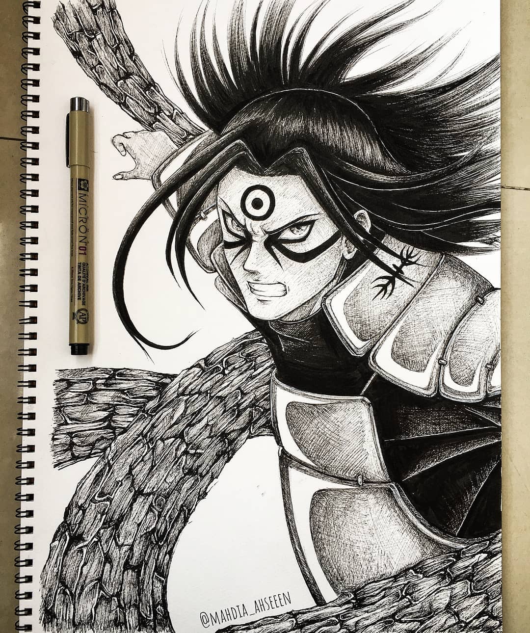 Hashirama Senju Drawing