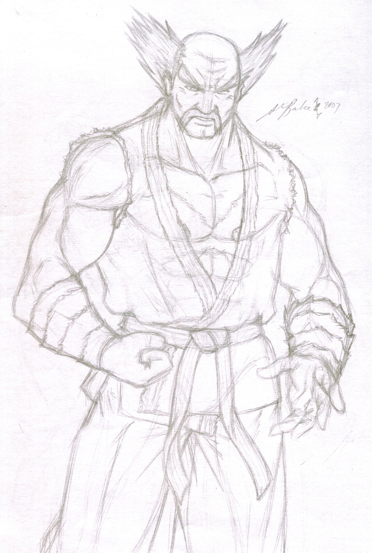 Heihachi Mishima Drawing
