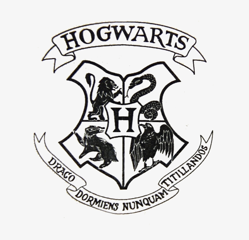Hogwarts Crest Drawing Art