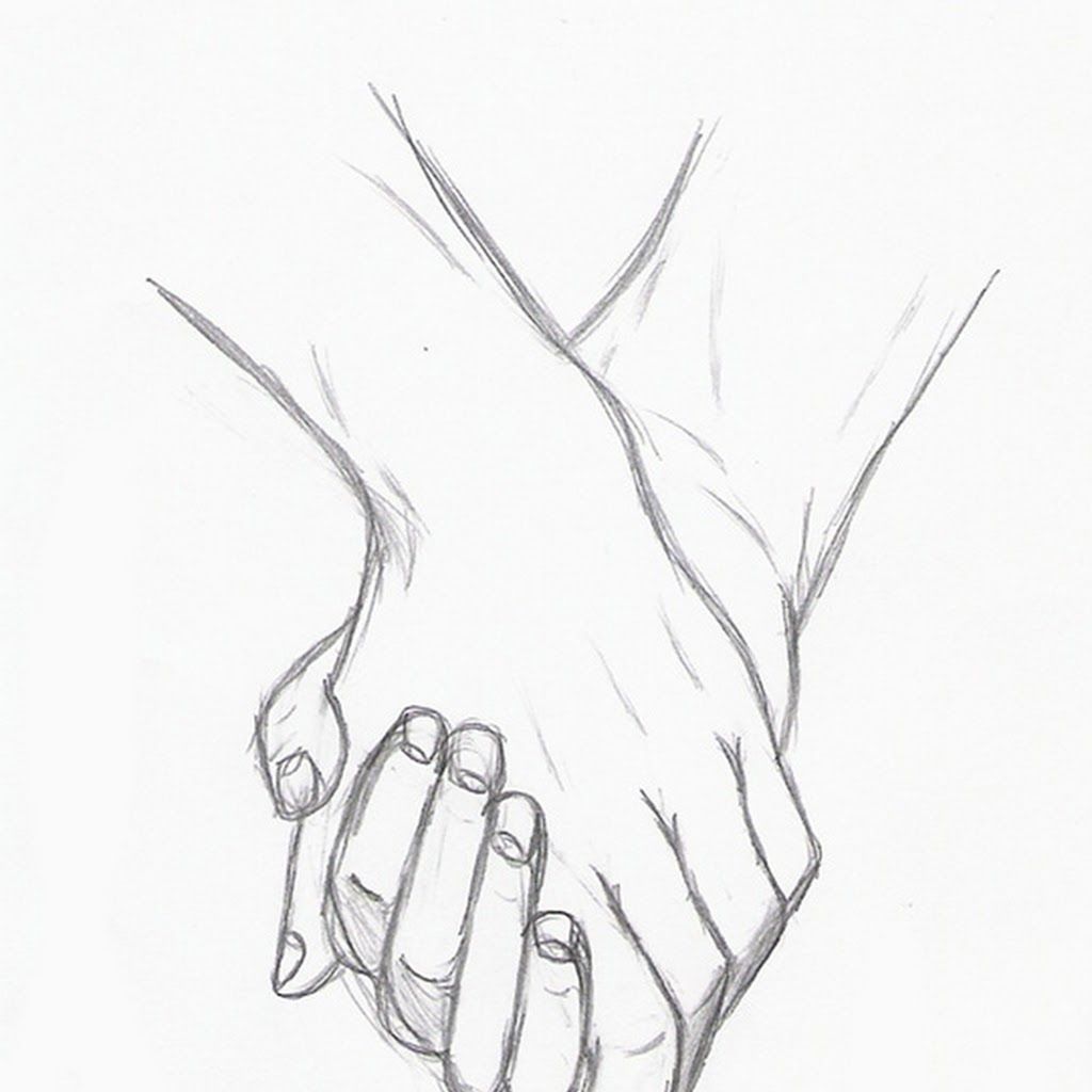 Holding Hands Drawing Amazing