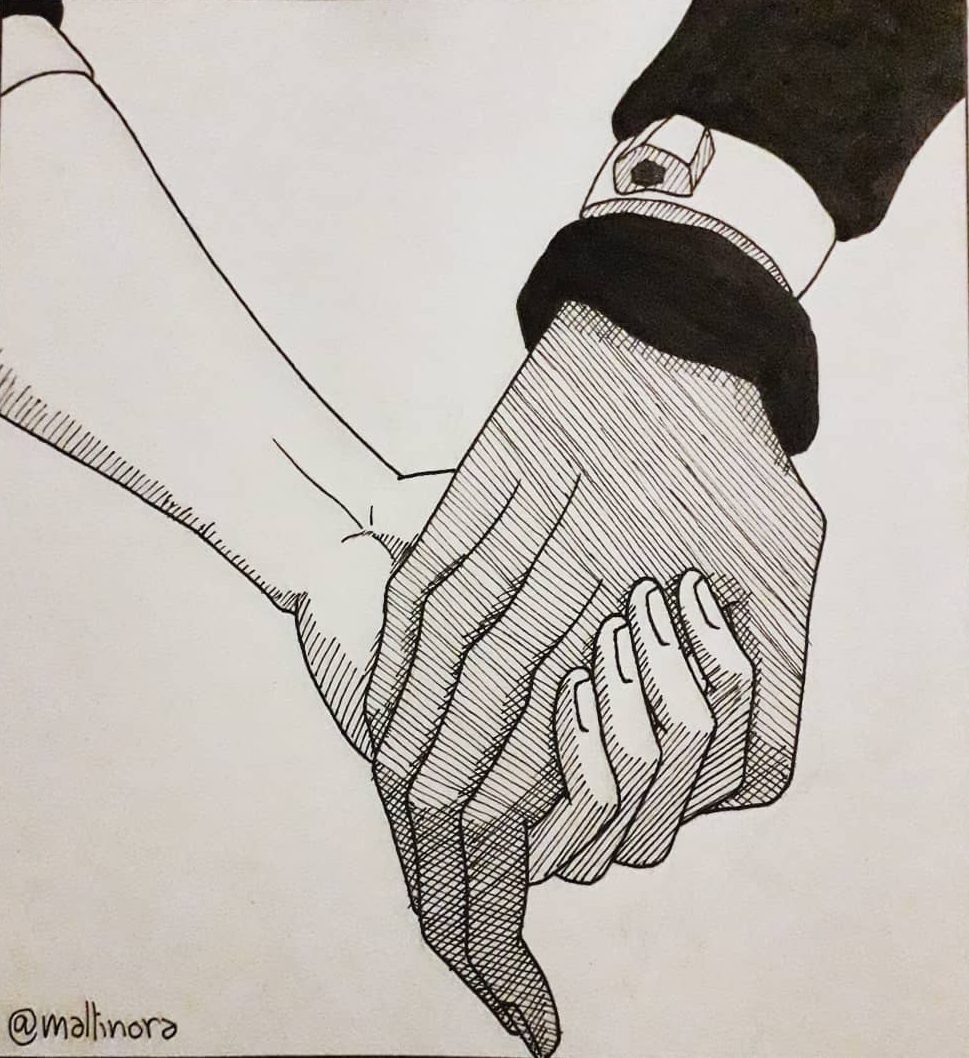 Holding Hands Drawing Best