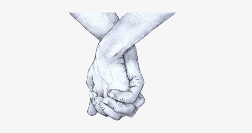 Holding Hands Drawing Sketch
