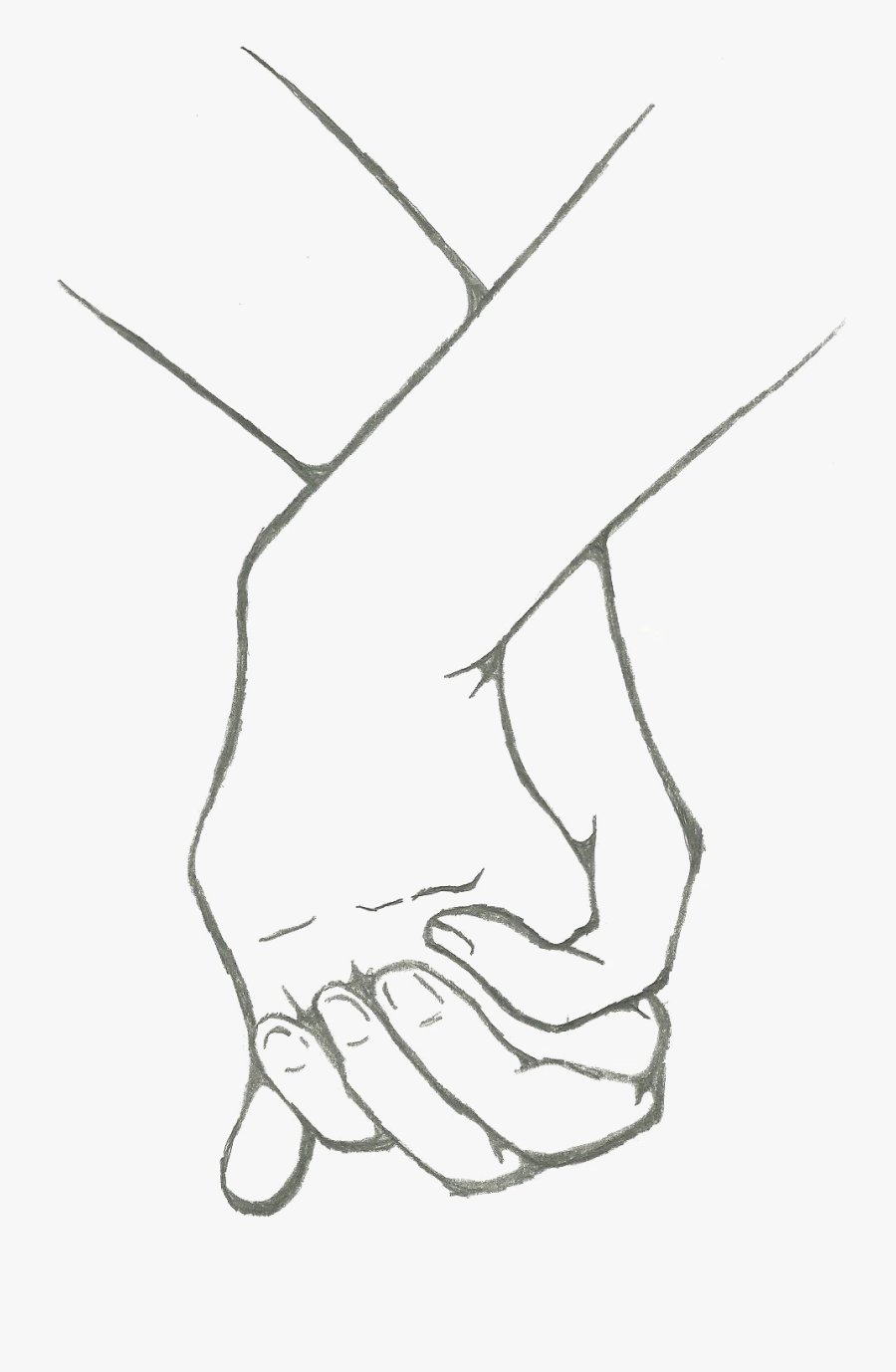 Holding Hands Drawing