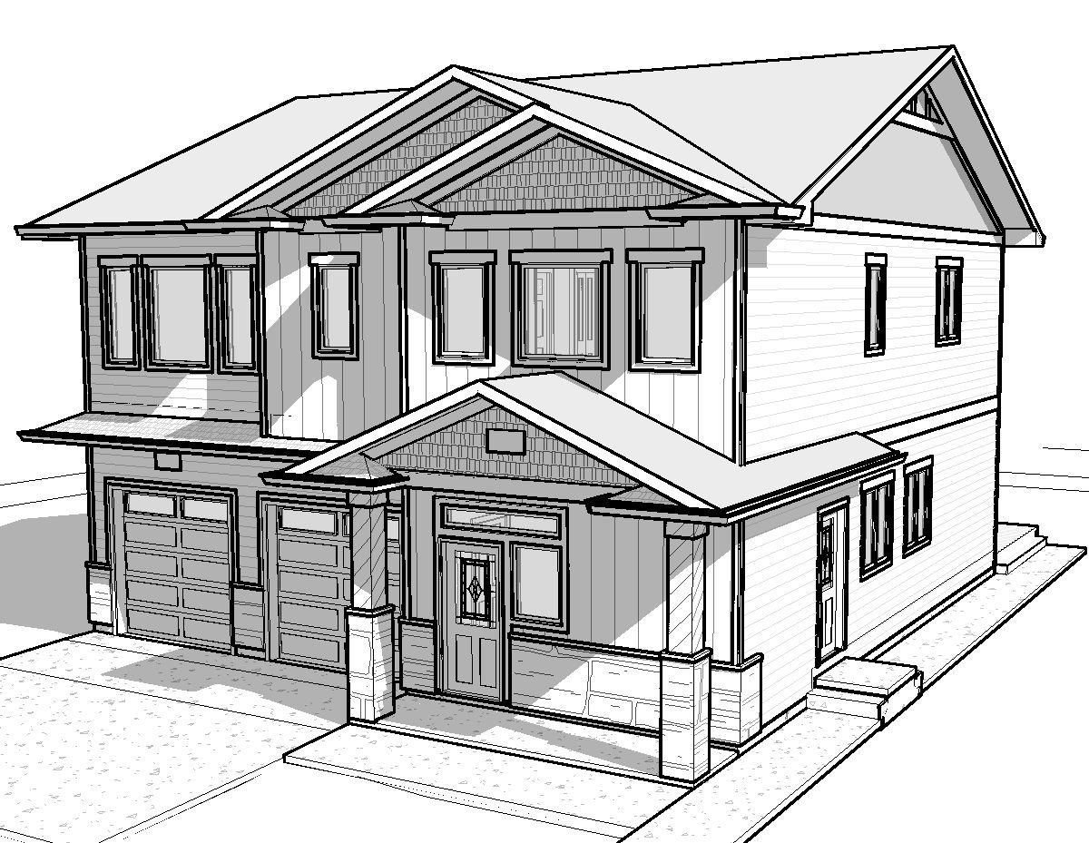 Home Drawing Realistic