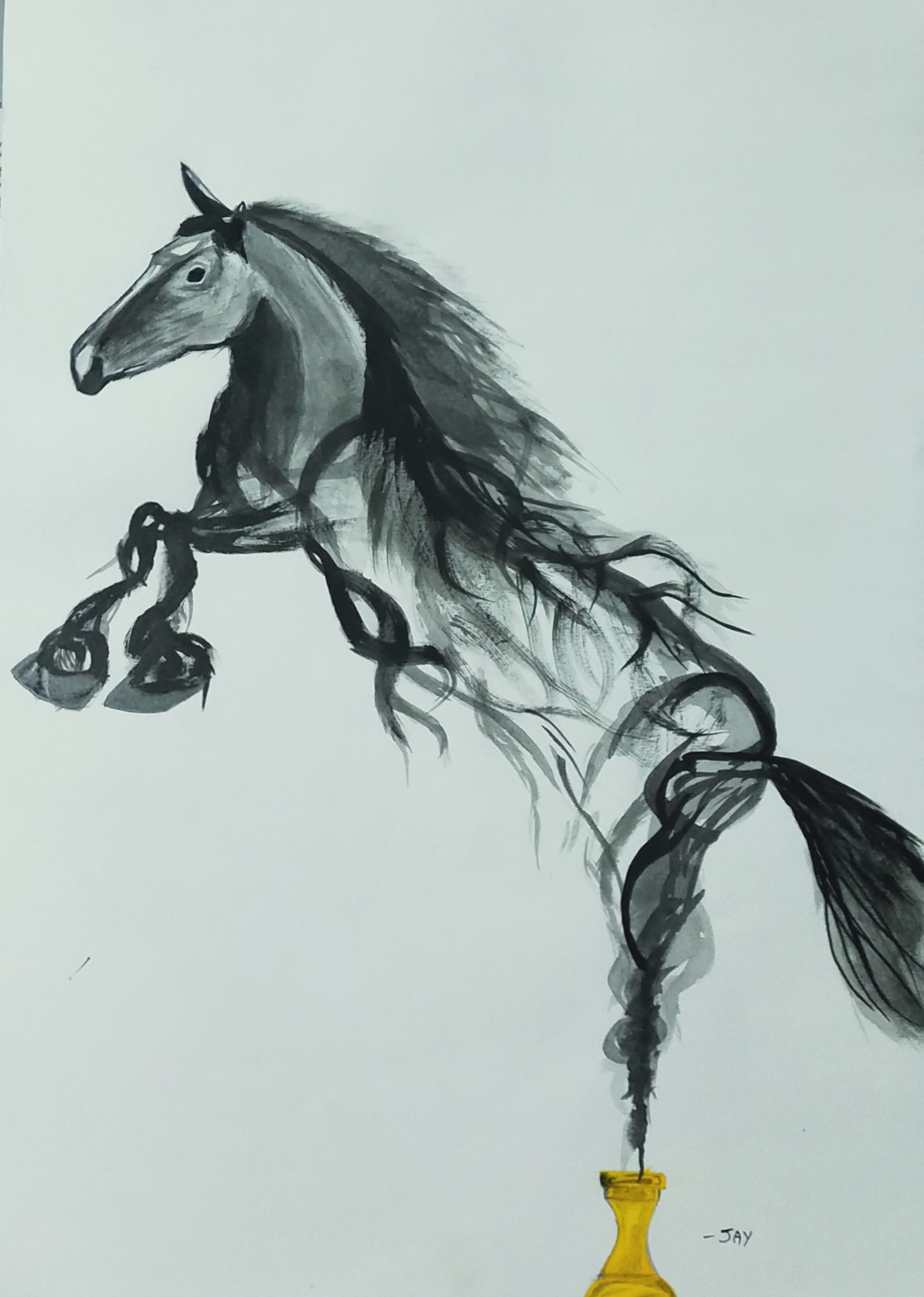 Magical Horse Painting