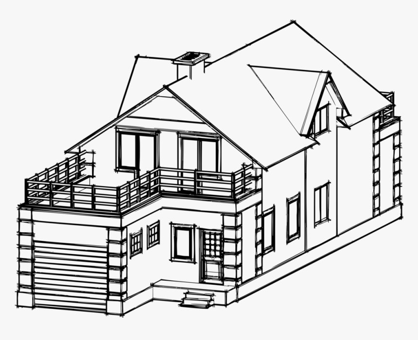 How to Draw a House - Easy Drawing Art-saigonsouth.com.vn