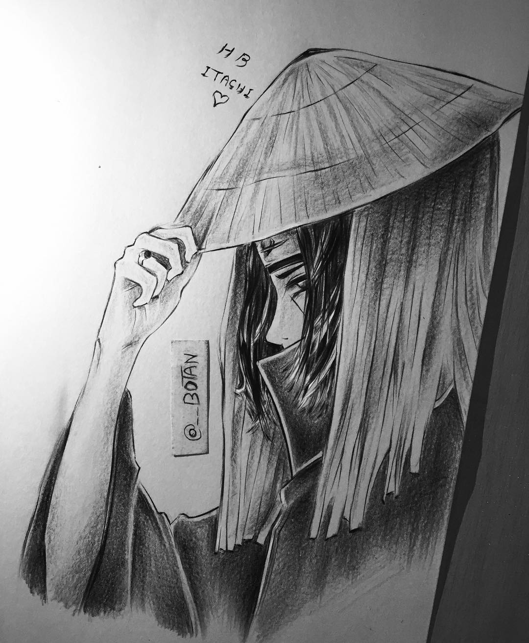 Itachi Uchiha Manga Drawing