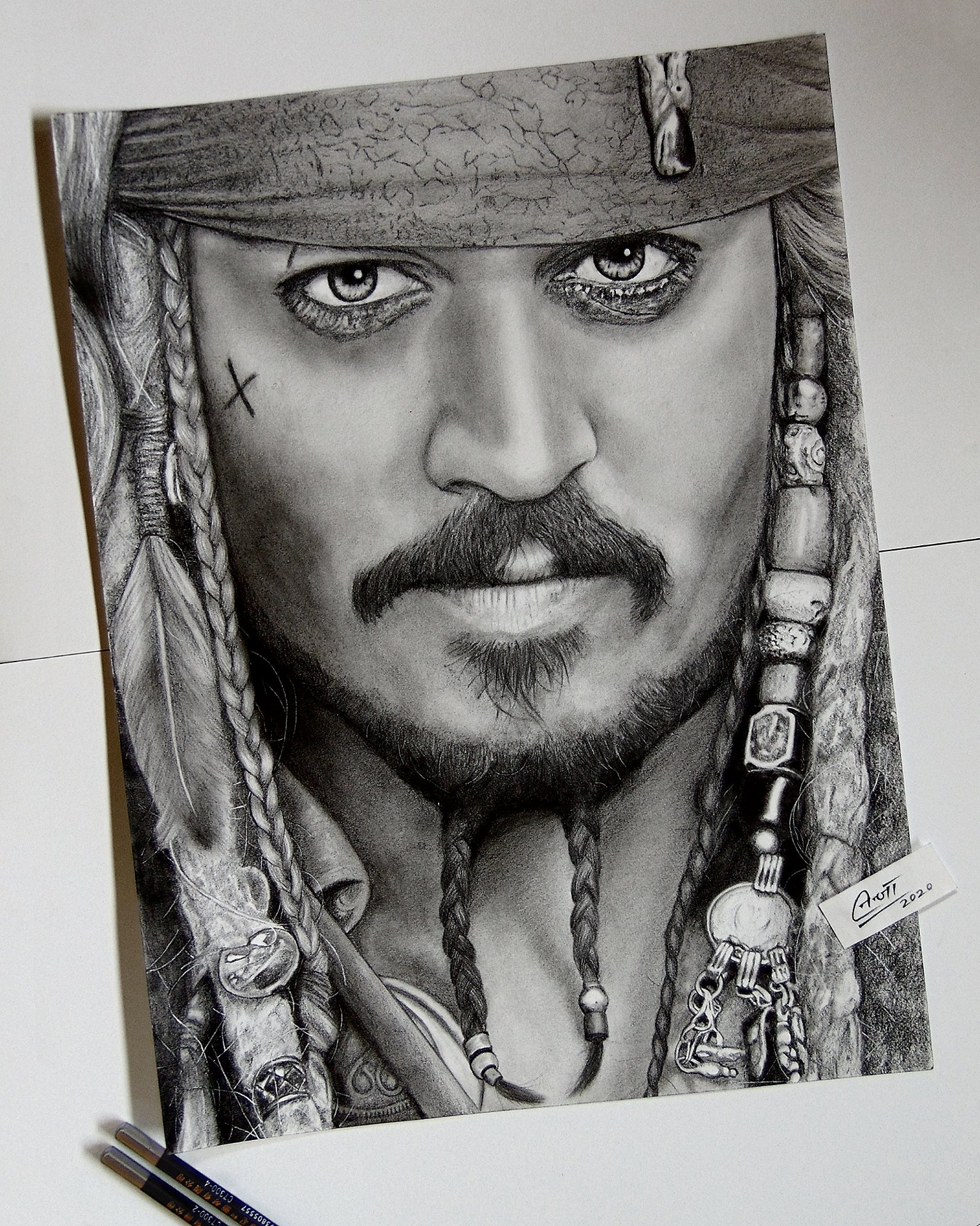 Jack Sparrow Johnny Depp Drawing Drawing Skill