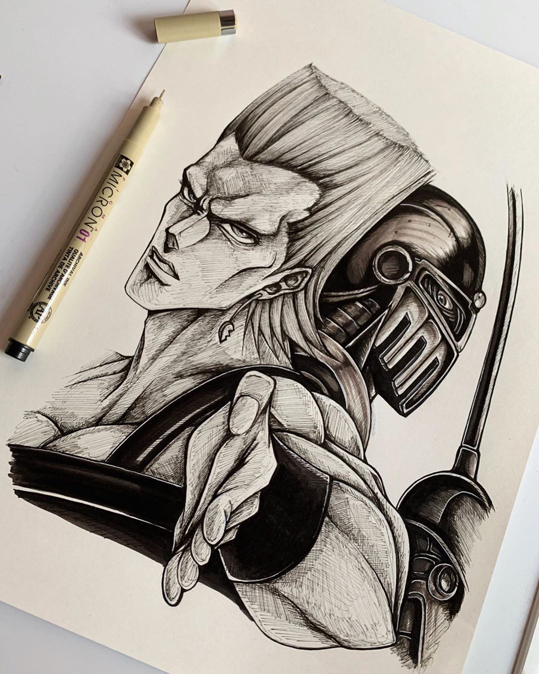 Jean Pierre Polnareff Drawing