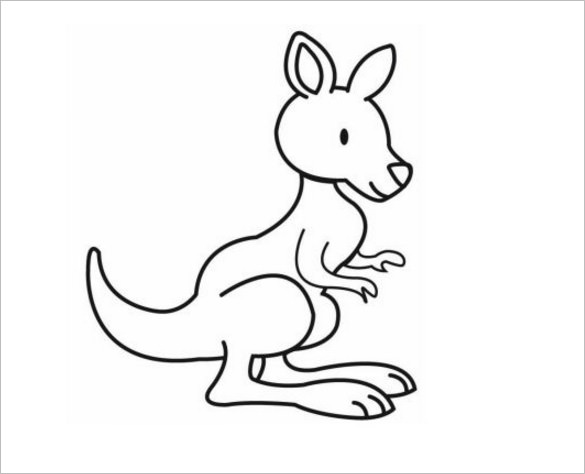 kangaroo-drawing-skill