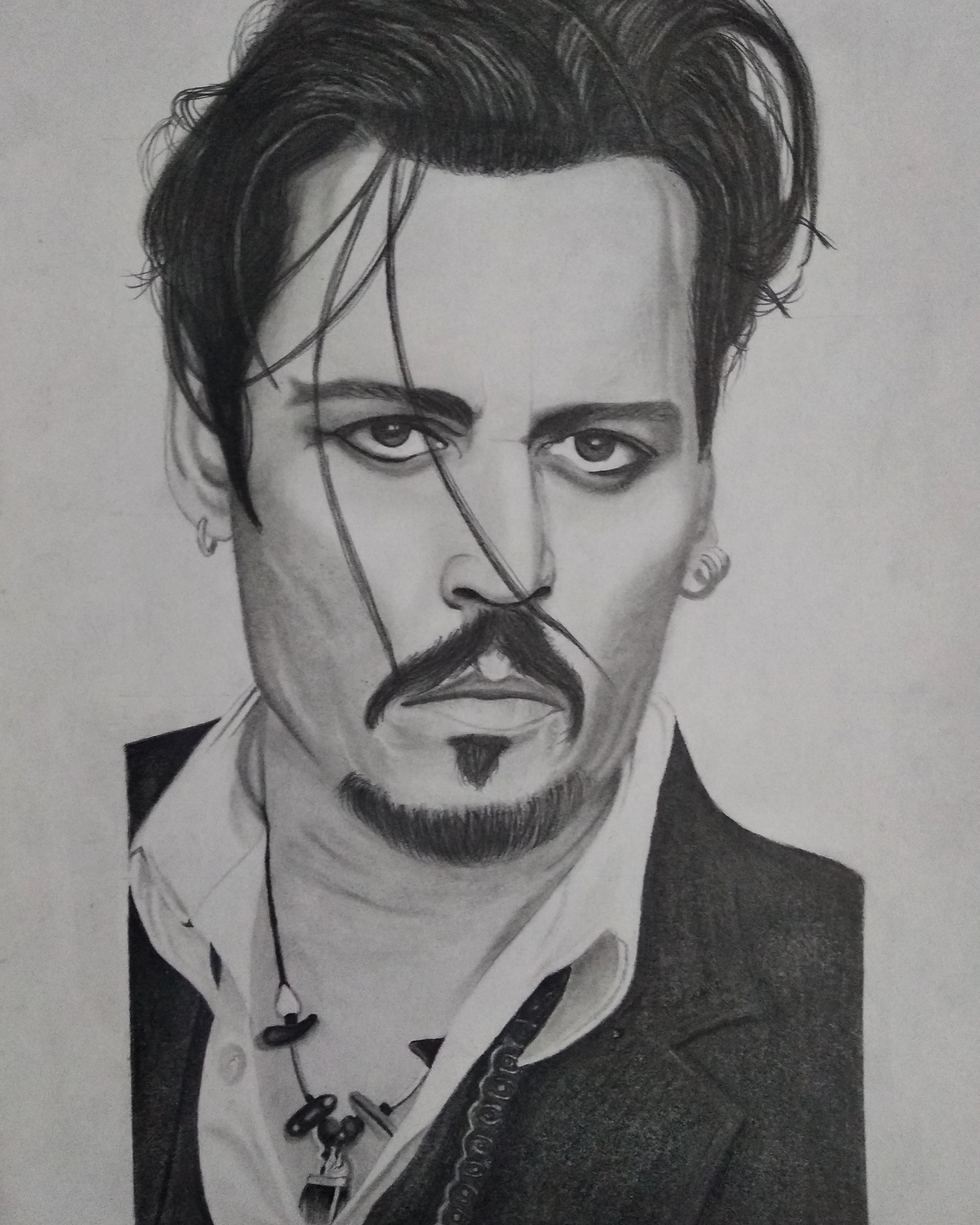 Johnny Depp Sketch Drawing
