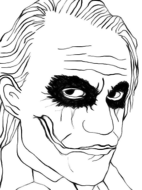 Joker Face Drawing Amazing