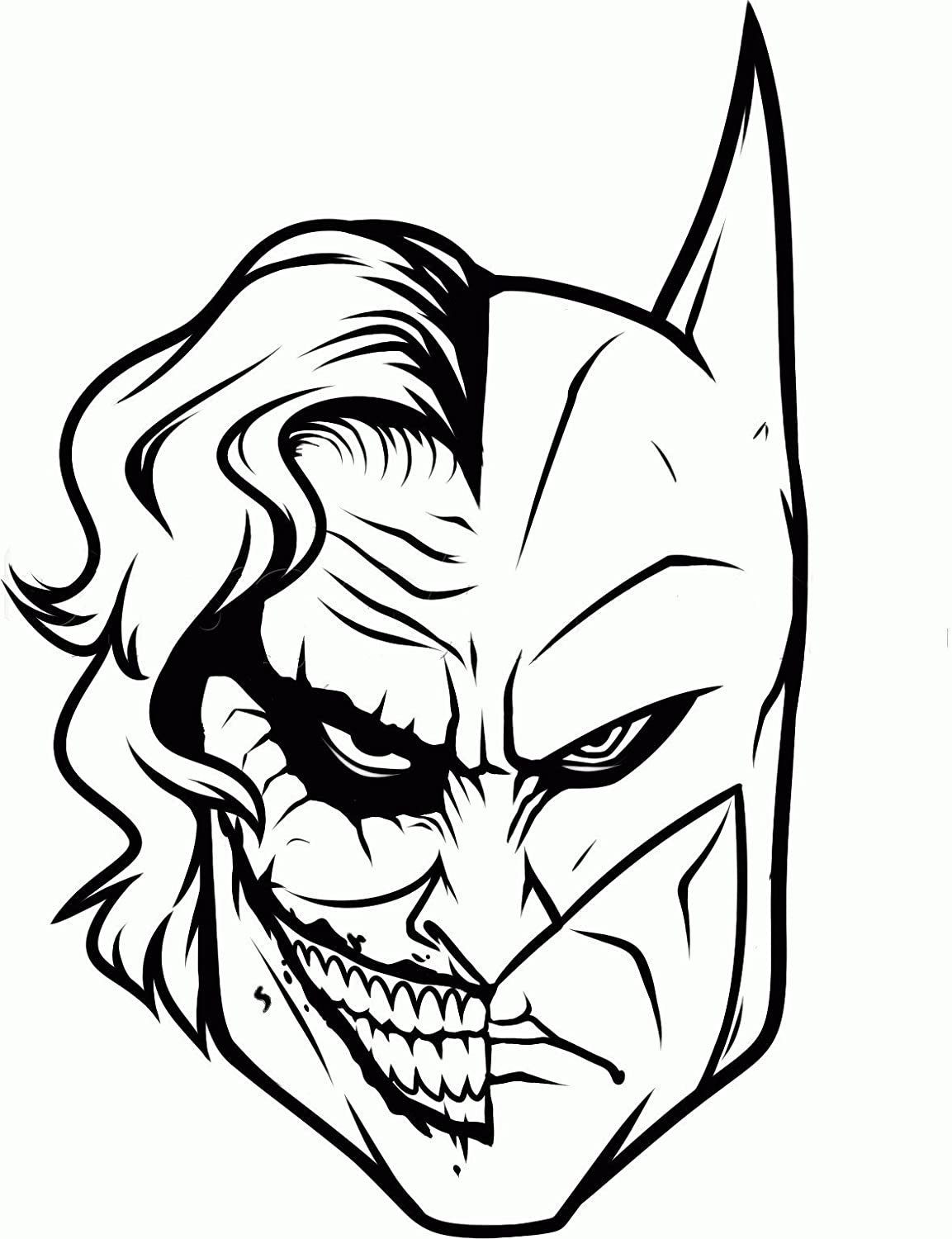 Joker Face Drawing Art