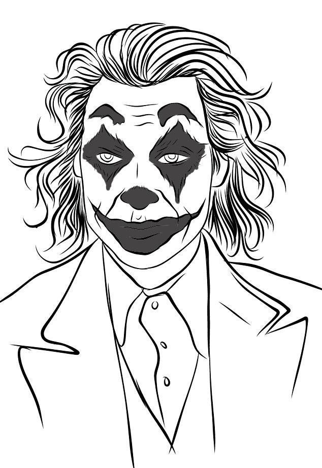 Joker Face Drawing Creative Art