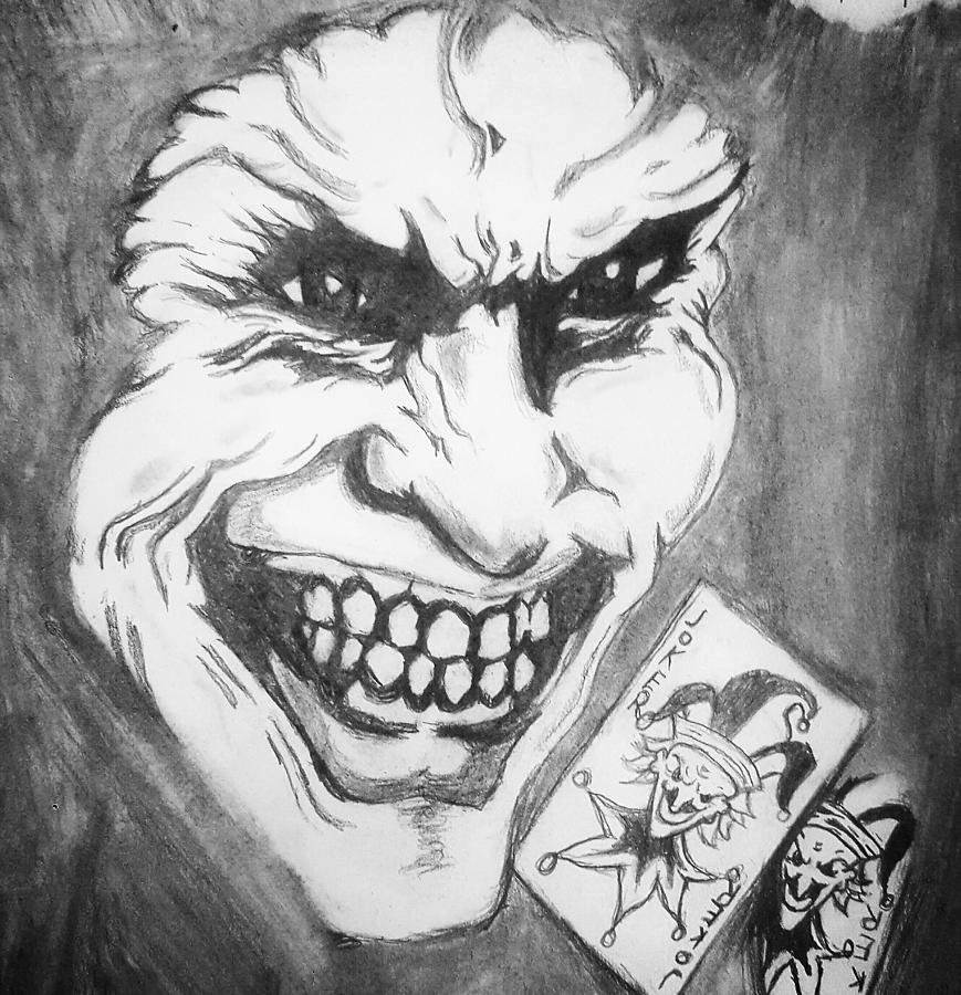 Joker Face Drawing Image
