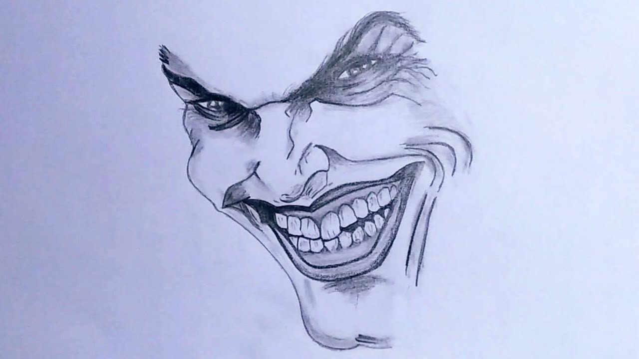 Joker Face Drawing Images