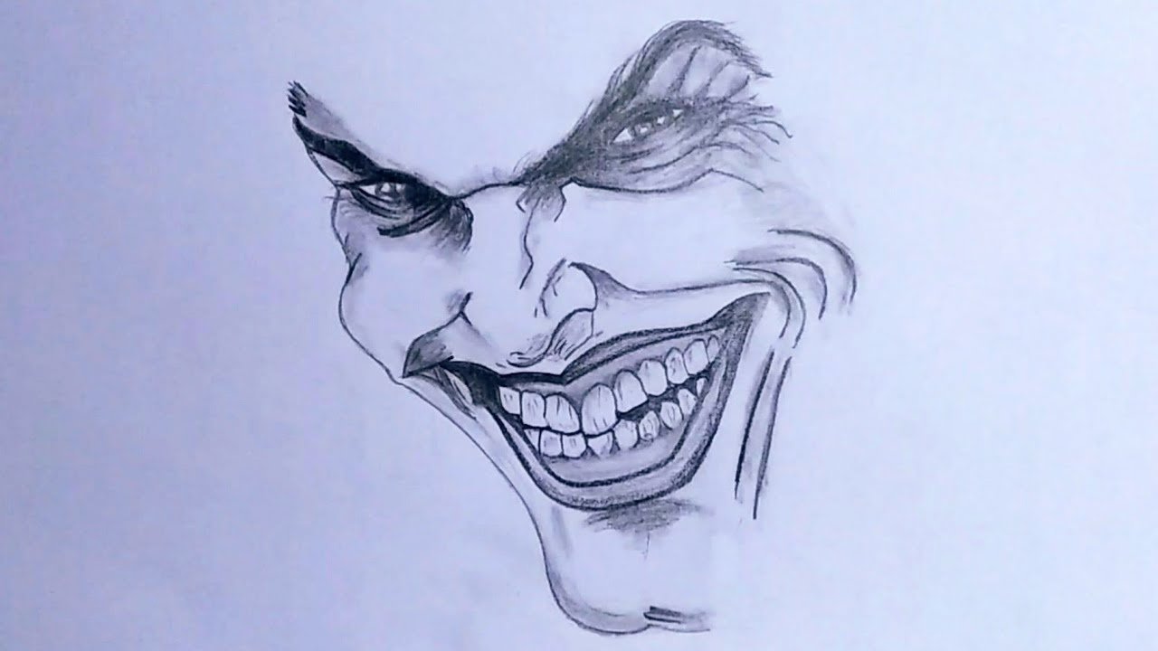 The Joker Pencil Drawing by AdovionArt on DeviantArt