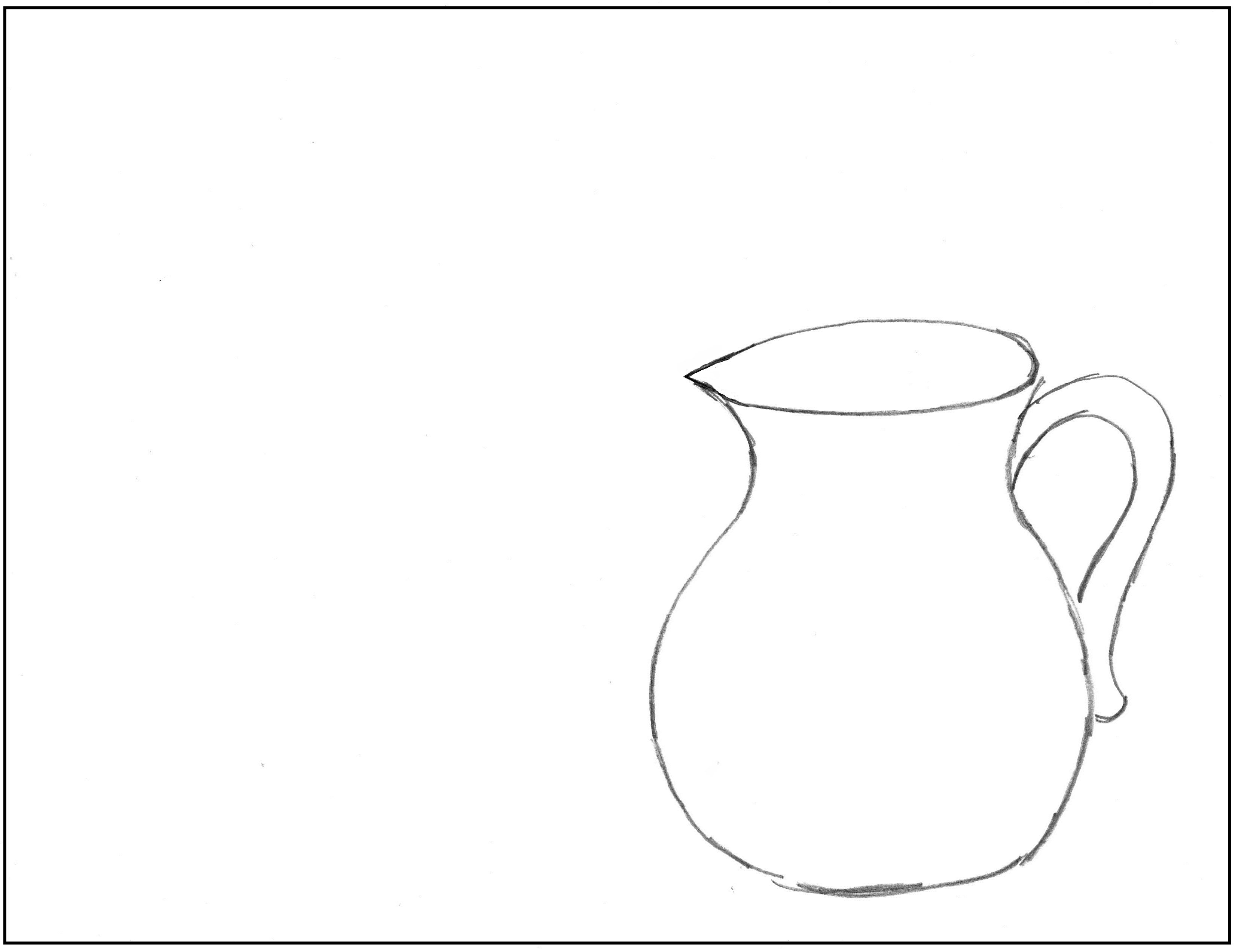Jug Drawing Picture