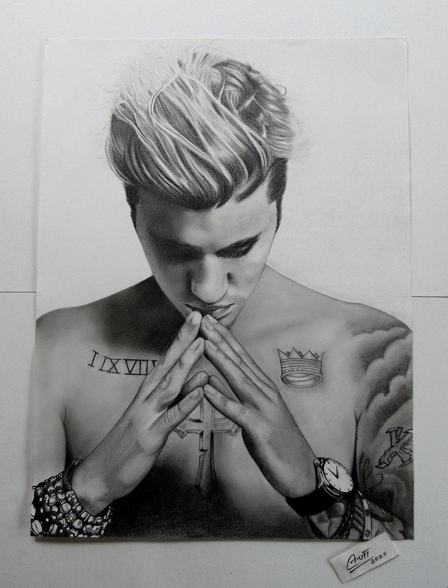 Justin Bieber Body Tattoo Drawing