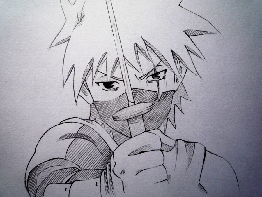 Kakashi Hatake Drawing Beautiful Art