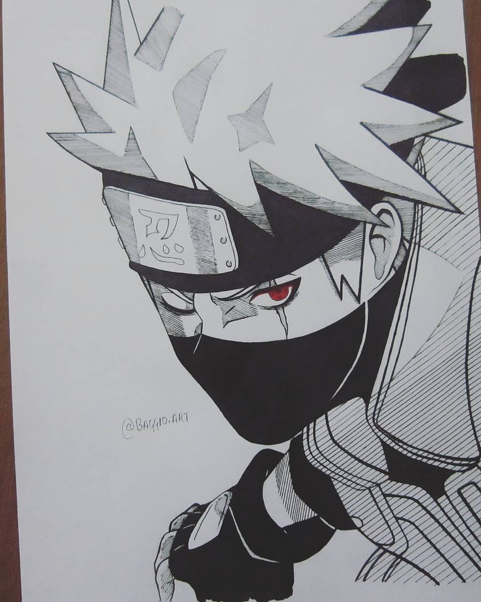 Kakashi Hatake Drawing Sketch