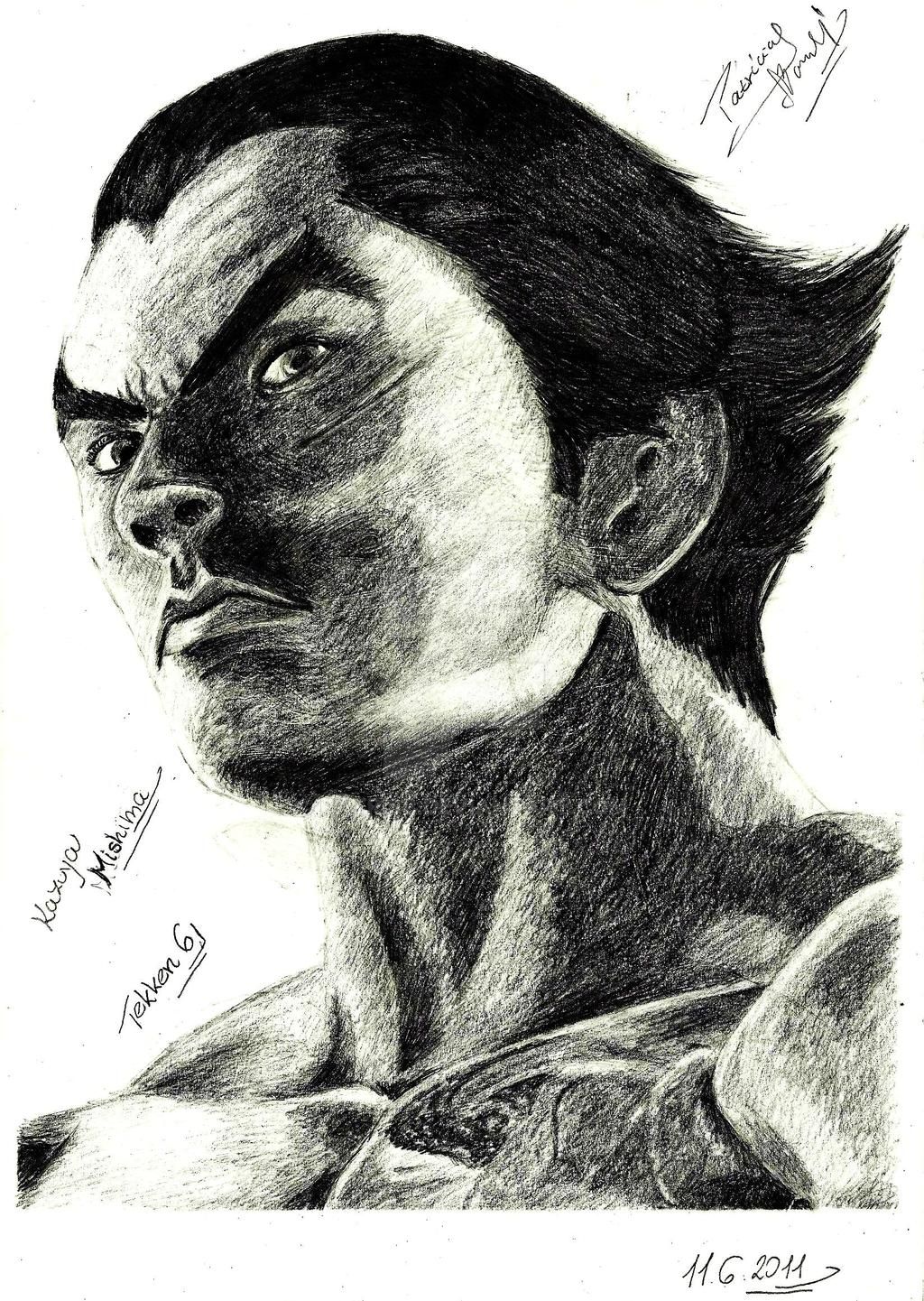 Kazuya Mishima Art Drawing