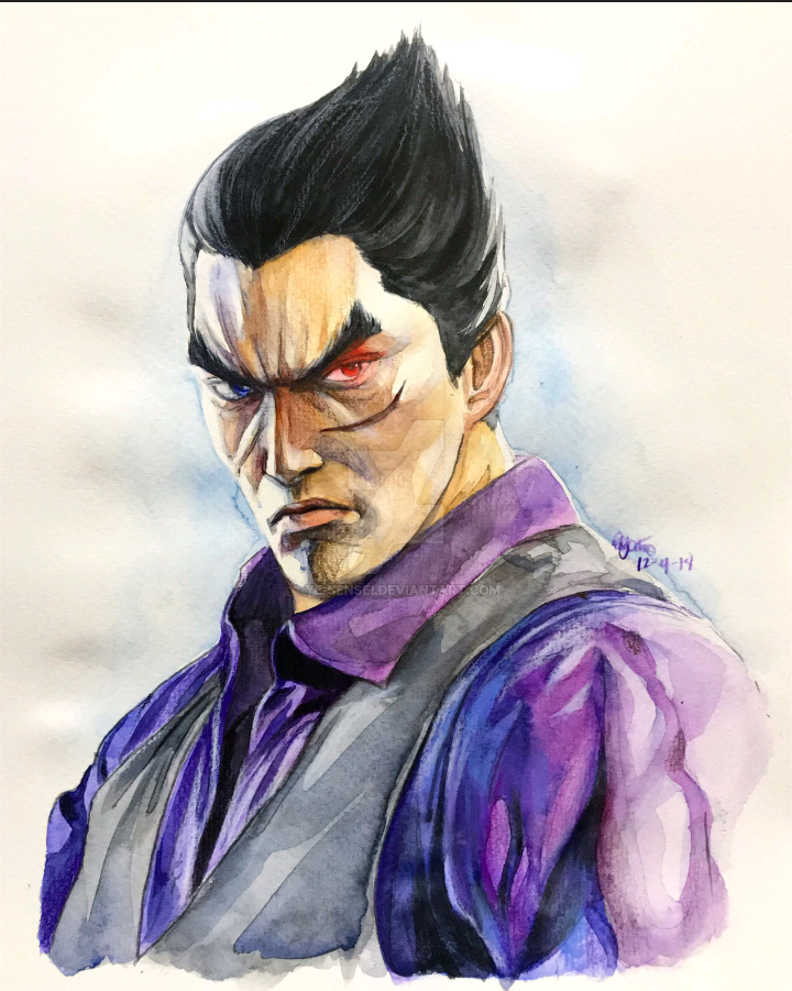 Kazuya Mishima Drawing High-Quality